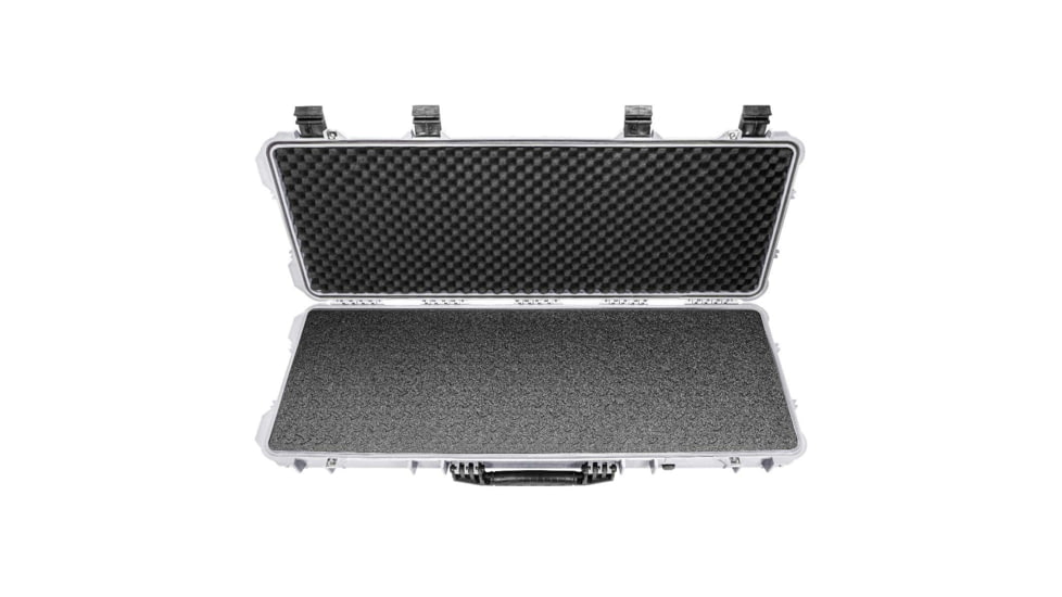 Eylar 44in Hard Rifle Case Equipped w/Ragar XP Crosslinked Foam Insert, White, SA00008-WHI-RG-XP