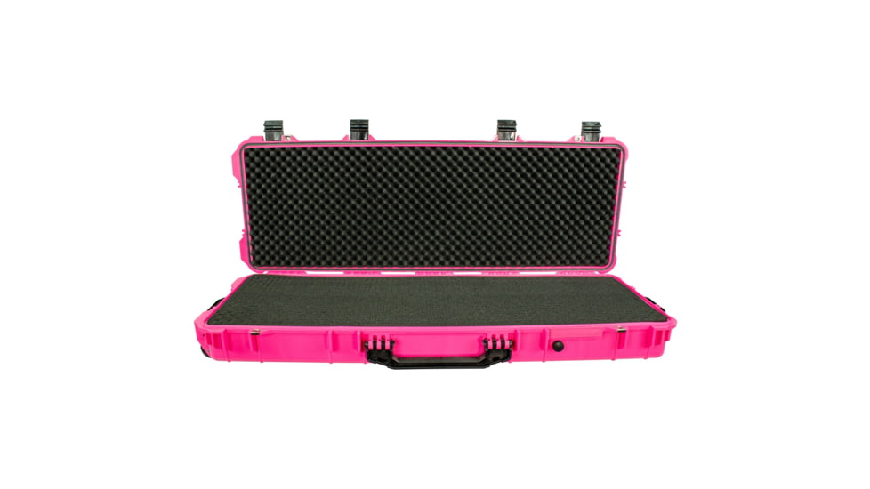 Eylar 44in Protective Roller Rifle Case Waterproof &amp; Shock Proof w/ Foam by Eylar, Pink, SA00008-Pin