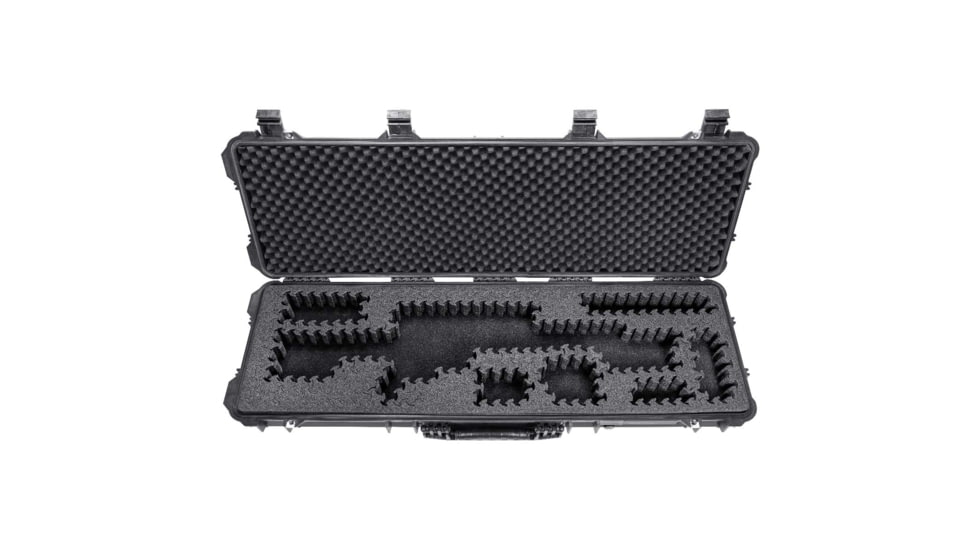 Eylar 48in Hard Rifle Case Equipped w/Ragar XP Crosslinked Foam Insert, Black, SA00014-BLK-RG-XP