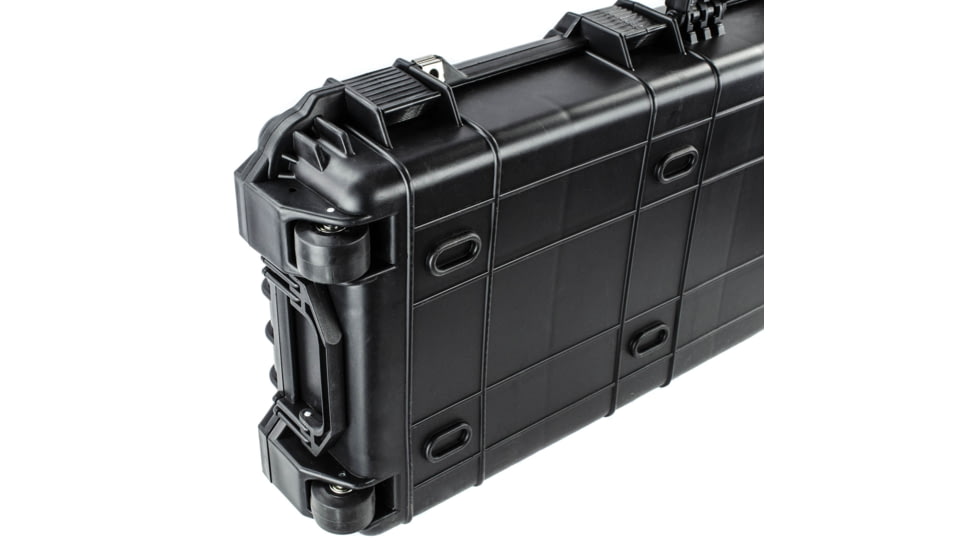 Eylar 44in Protective Roller Rifle Case Water and Shock Resistant w/ Foam, Black, SA00008