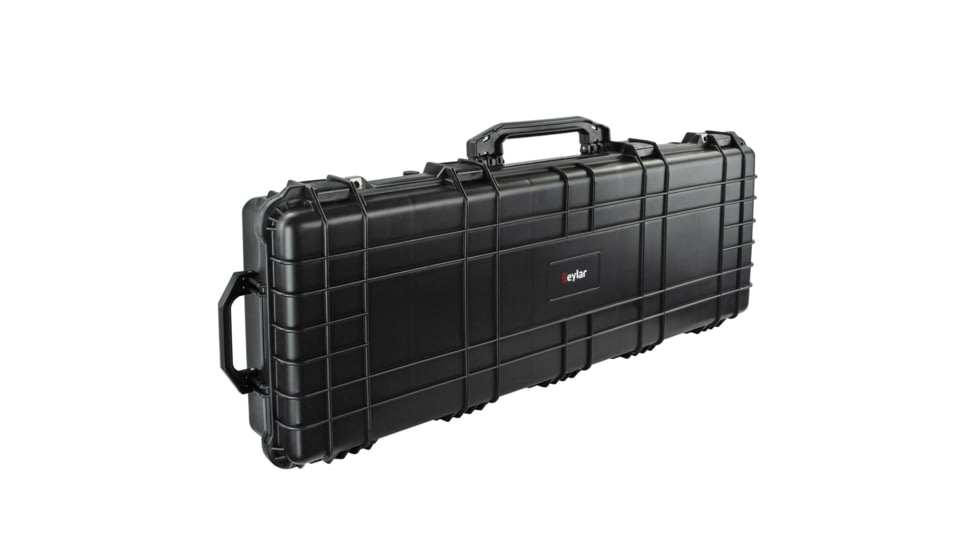Eylar Standard 44in Waterproof Roller Hard Rifle Case w/Foam, Black, SA00008