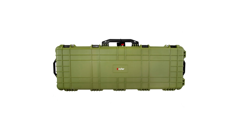 Eylar Standard 44in Waterproof Roller Hard Rifle Case w/Foam, Green, SA00008-GRN
