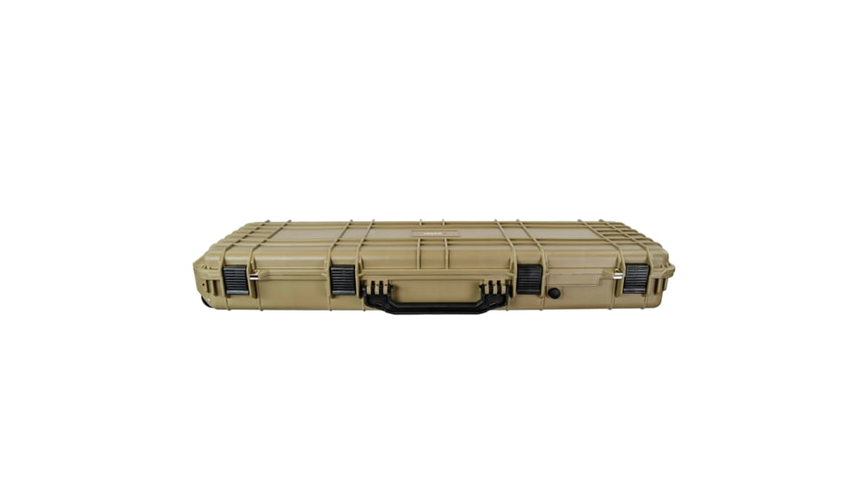 Eylar 44in Protective Roller Rifle Case Water and Shock Resistant w/ Foam, Tan, SA00008-Tan