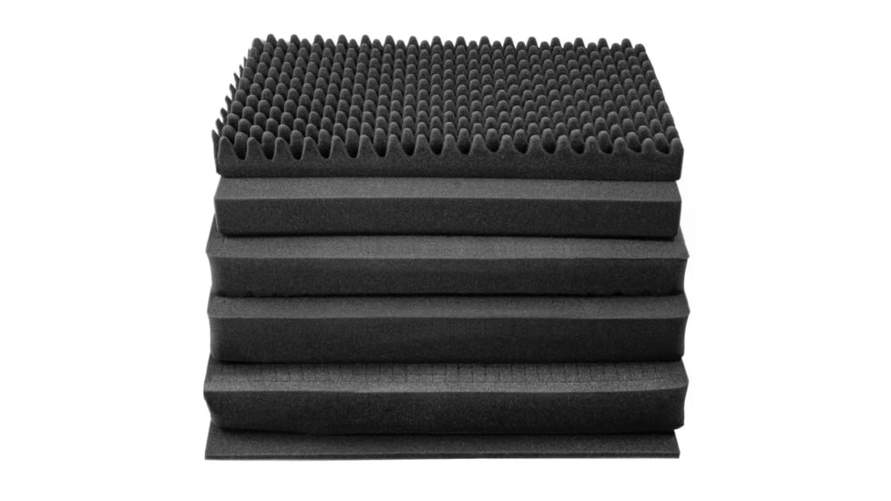 Eylar Extra Large 24in Waterproof Deep Protective Equipment Hard Case w/Foam, Black, SA00039