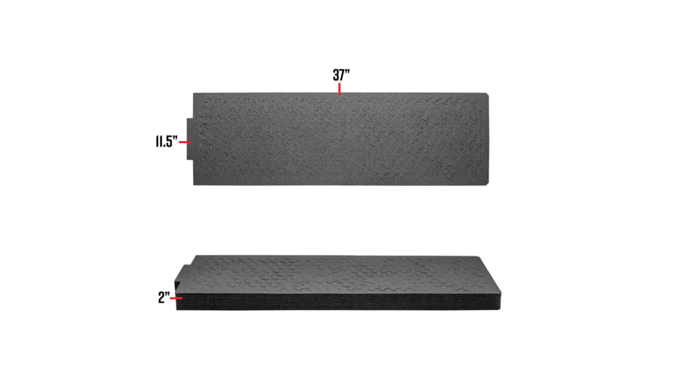 Eylar 39 in Intact Stacker Series Hard Rolling Rifle Case with RAGAR Foam