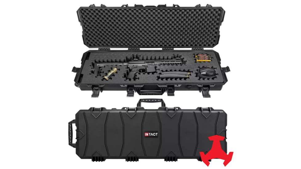 Eylar 39 in Intact Stacker Series Hard Rolling Rifle Case with RAGAR Foam