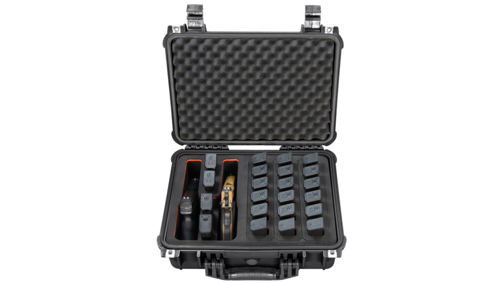 Eylar Eylar 16 in Waterproof Gun Case with 4 Gun/22 Mag RECON Rack EVA Foam Insert