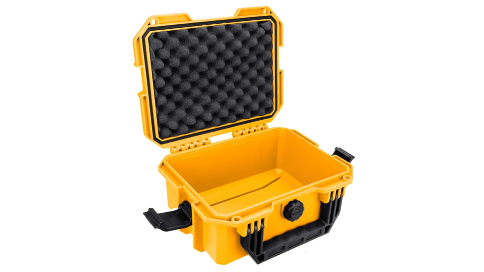 Eylar Intact 11.8in Stacker Series Compact Hard Gear Case w/Foam, Yellow, NG00010-YLW