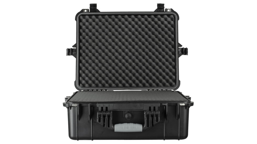 Eylar Large 20.62in Protective Gear Case Water and Shock Resistant w/ Foam, Black, SA00003