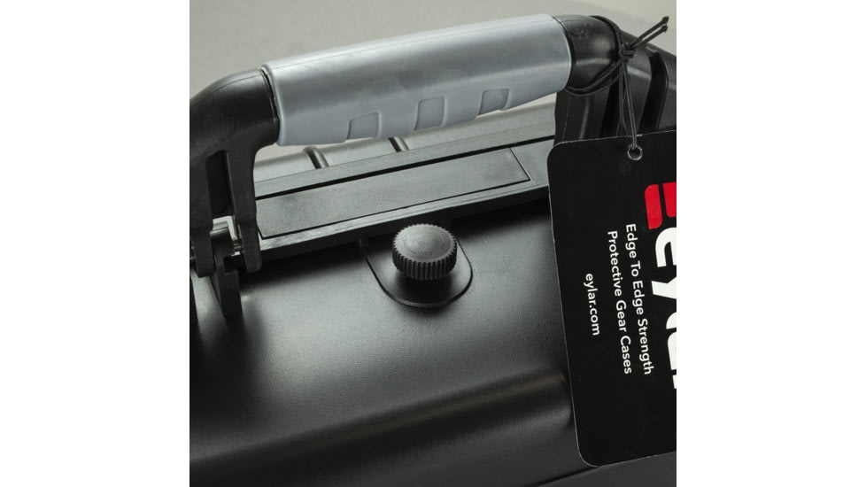 Eylar Large 20.62in Protective Gear Case Water and Shock Resistant w/ Foam, Black, SA00003