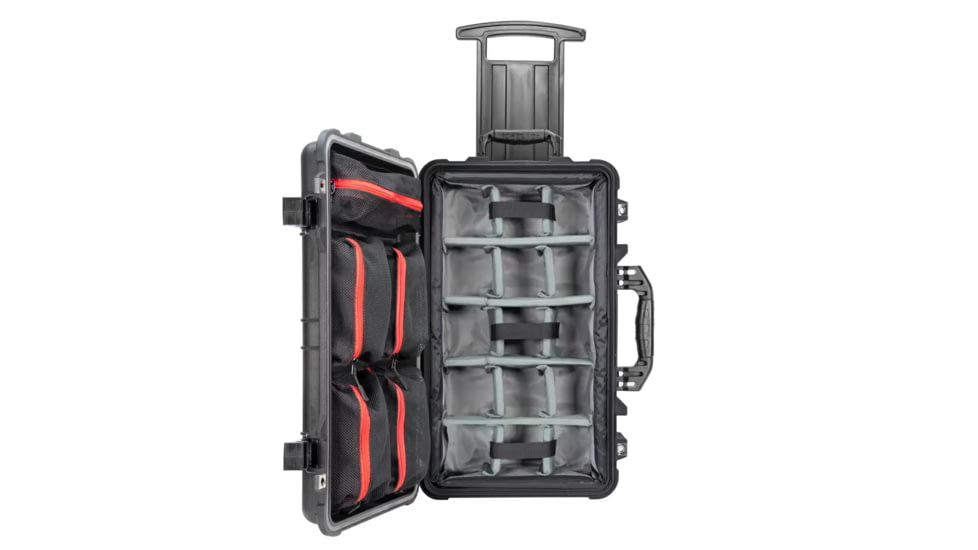 Eylar Eylar 22 in Hard Rolling Carry-On Camera Case with Adjustable Padded Divider and Lid Organizer