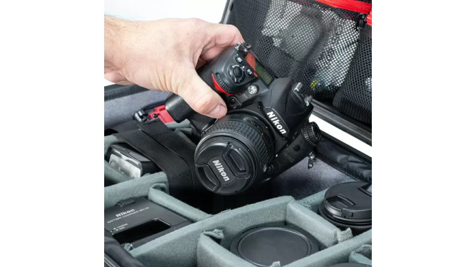 Eylar Eylar 22 in Hard Rolling Carry-On Camera Case with Adjustable Padded Divider and Lid Organizer