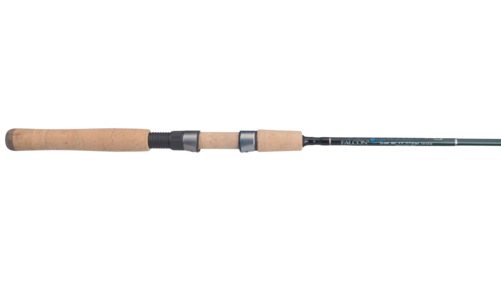 Falcon Rods Coastal Spinning Rod, Wade Fisher,Medium, Black, 6 ft6 in, SS-66M