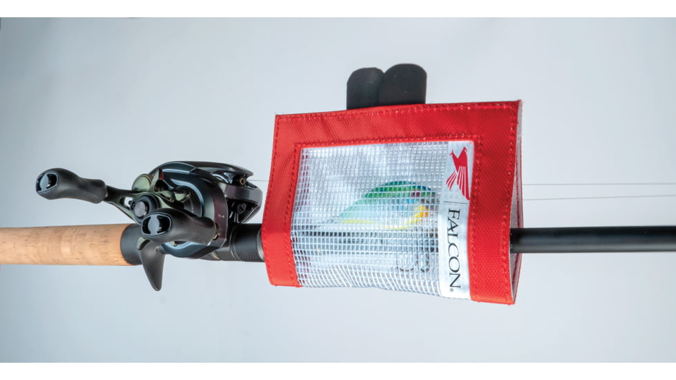 Falcon Rods Lure Wrap, Medium, Black, 5.75 inT x 8 inL x .25 inW, FTO-LR-1