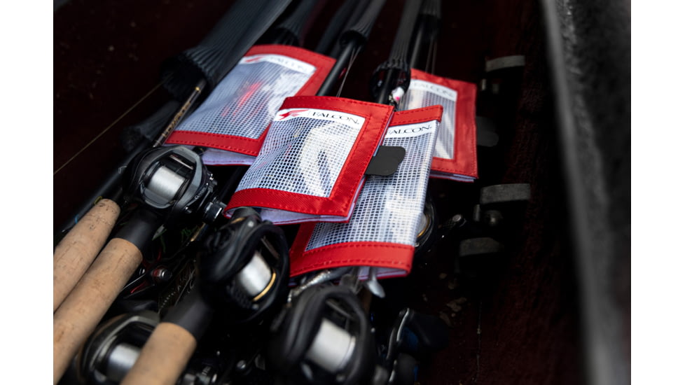 Falcon Rods Lure Wrap, Medium, Black, 5.75 inT x 8 inL x .25 inW, FTO-LR-1