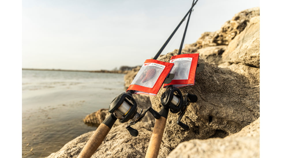 Falcon Rods Lure Wrap, Medium, Black, 5.75 inT x 8 inL x .25 inW, FTO-LR-1