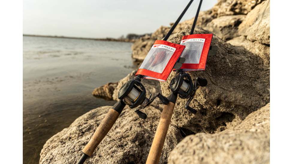 Falcon Rods Lure Wrap, Medium, Black, 5.75 inT x 8 inL x .25 inW, FTO-LR-1