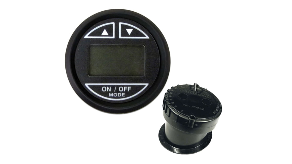 Faria Beede Instruments 2&quot; Depth Sounder w/In-Hull Transducer - Euro Black 74668