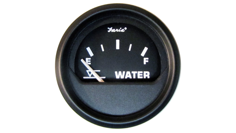 Faria Beede Instruments Euro Tank Level Gauge, Potable Water - 2in, 12830