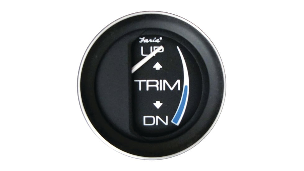 Faria Beede Instruments Mercury Trim Gauge Coral, 13017