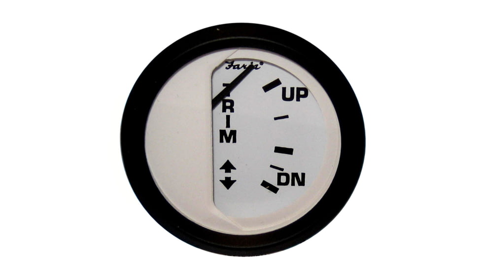 Faria Beede Instruments White 2" Trim Gauge Mercury / Mariner / Mercruiser / Volvo DP / Yamaha-2001 and newer Euro 54713