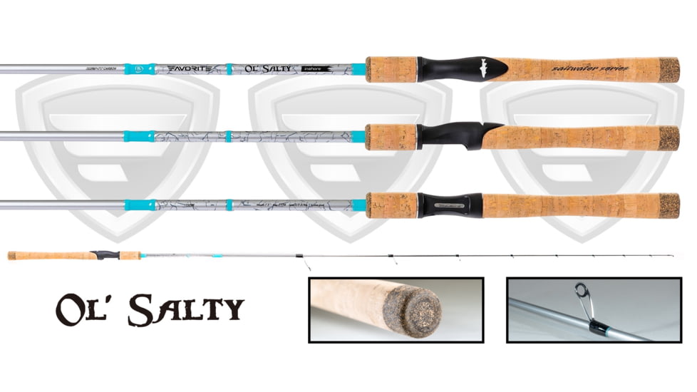 Favorite Favorite Ol Salty Spinning Rod, Medium-Heavy,, 78, OLS-781MH