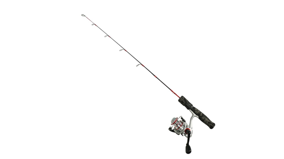 Favorite Fishing Army Ice Rod Combo, 28in, Medium Light, Black/Red, ARICE-281ML