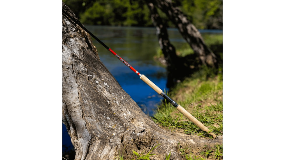 Favorite Fishing Big Dipper Crappie Spinning Rod, Light, 11ft, Red/Black, BDR-1102L