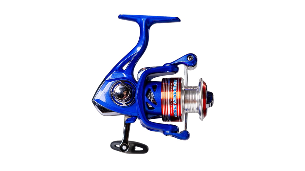 Favorite Fishing Defender Spinning Reel, 2000, 5.2:1 Gear Ratio, 4+1 BB, Red/White/Blue, DFR2000-RTL