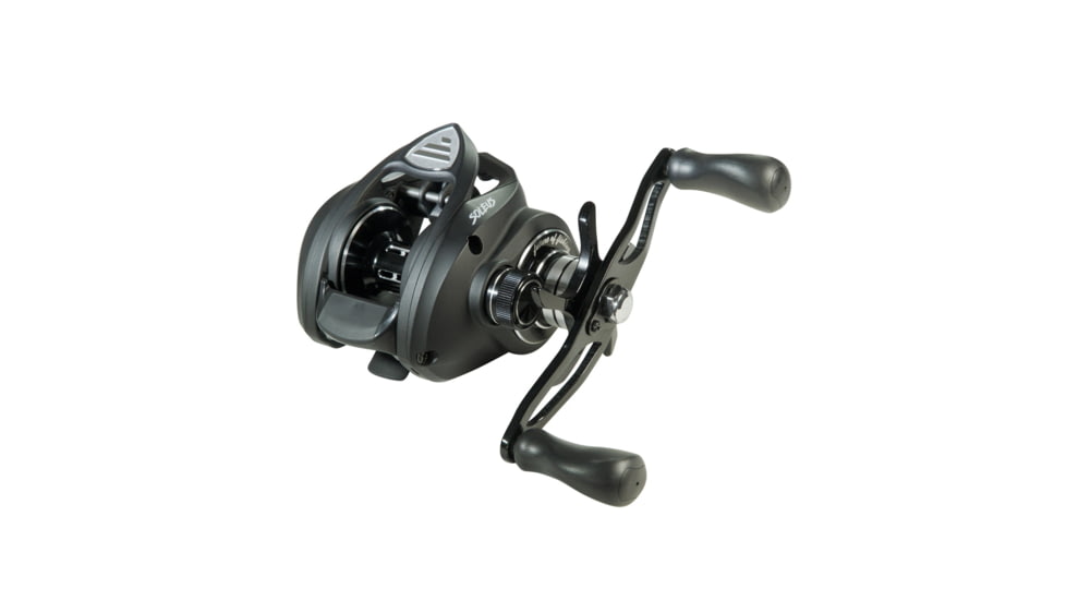 Favorite Fishing Soleus casting reel, Black, 6.6:1, Left, Black, SLSB6L
