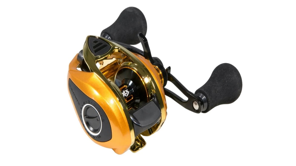 Favorite Fishing Soleus XCS casting reel, Gold/Gold 8.1-1, Right, Gold/Gold, SLSG8XR