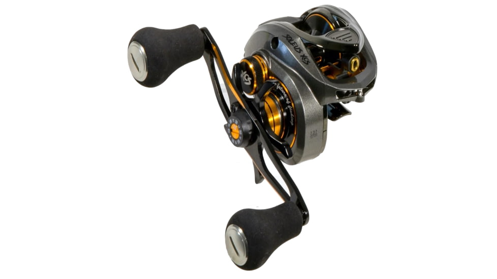 Favorite Fishing Soleus XCS casting reel, Gun Metal XCS 7.3:1, Right, Gun Metal, SLSM7XR