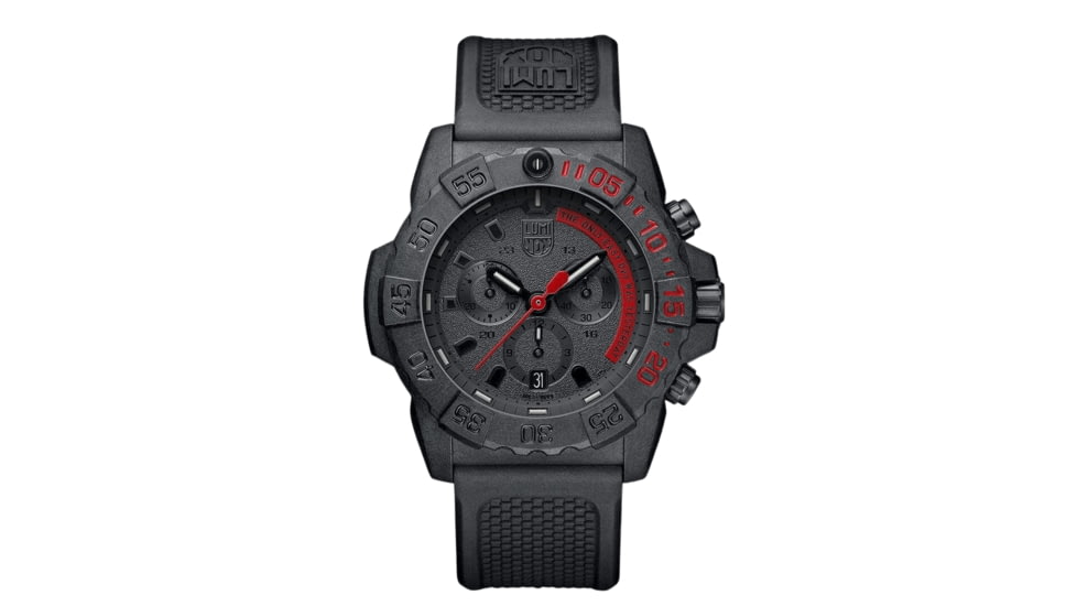 Luminox Watches Navy SEAL Chronograph, 45 mm, Military Dive Watch, The Only Easy Day Was Yesterday, 641358299159