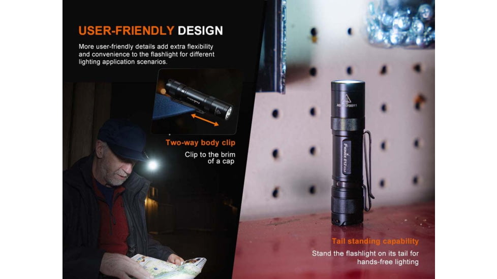 Fenix 200 Lumen EDC Flashlight, 1408714