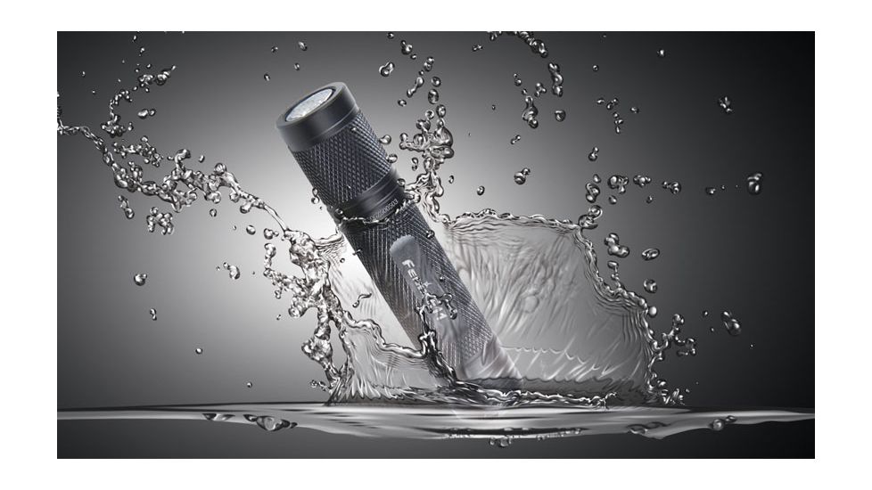 Fenix E11 115 Lumens Flashlight with Battery, Black, 115 E11R4BK-B