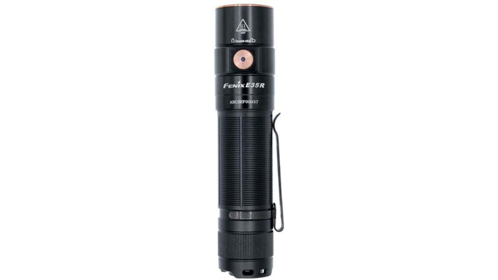 Fenix Lighting E35R Lithium Ion 3100 Lumens Luminus SST70 LED Flashlight, Black, E35RLSBK