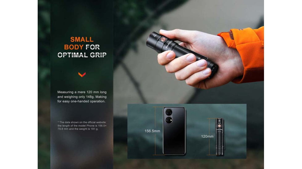 Fenix Lighting E35R Lithium Ion 3100 Lumens Luminus SST70 LED Flashlight, Black, E35RLSBK