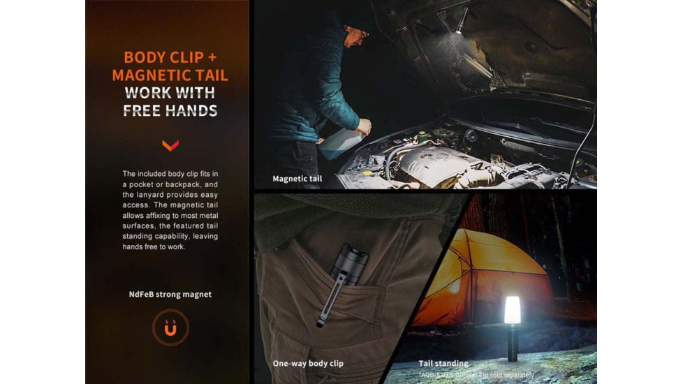 Fenix Lighting E35R Lithium Ion 3100 Lumens Luminus SST70 LED Flashlight, Black, E35RLSBK
