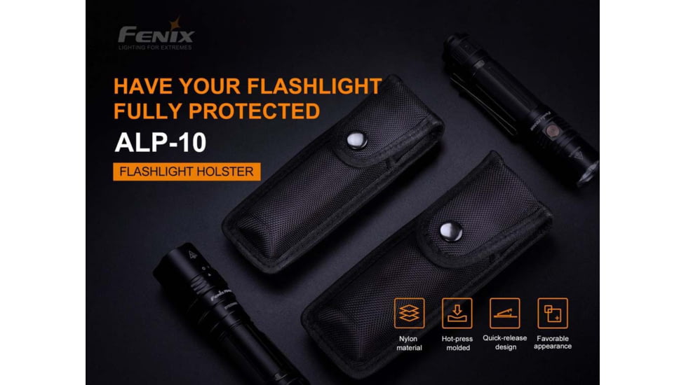 Fenix Flashlight Holster Black Sm - ALP-10S