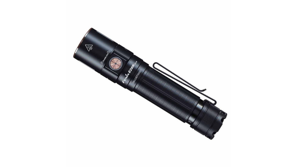 Fenix E28R V2, Flashlight, White LED, 1,700 Lumens, 4.76 Long, Anodized Finish, Black, Includes Rechargeable 18650 and USB Type-C Charging Cable