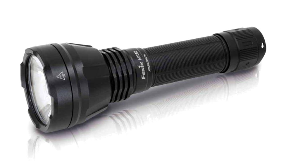 Fenix HT32, Flashlight, White/Red/Green LED, 2,500 Lumens, 6.3 Long, Anodized Finish, Black, Includes Rechargeable 21700 Battery and USB Type-C Charging Cable