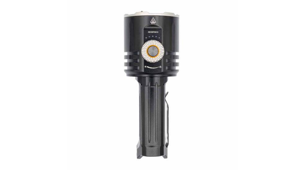 Fenix LR35R PRO, Flashlight, White/Red/UV LED, 10,000 Lumens, Anodized Finish, Black, Includes 2-Rechargeable ARB-L21-6000 Batteries and USB Type-C Charging Cable