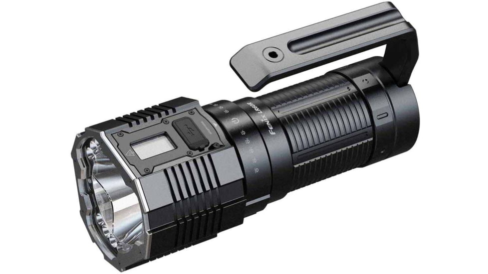 Fenix LR60R, Flashlight, White LED, 21,000 Lumens, Anodized Finish, Black, Includes 1-Rechargeable ARB-L56-4000 Battery and USB Type-C Charging Cable