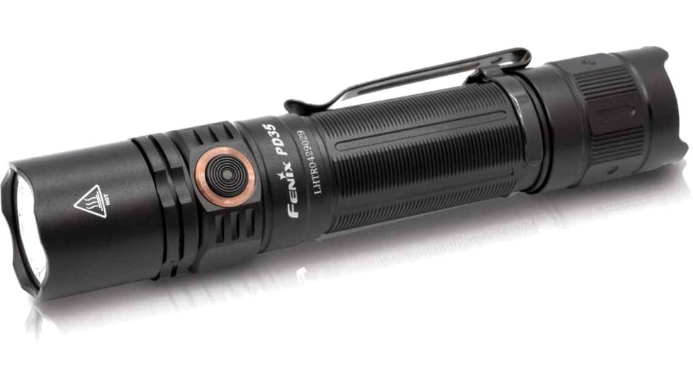 Fenix PD35 V3.0 Rechargeable 1700 Lumens LED Flashlight, Black, FX-PD35V3
