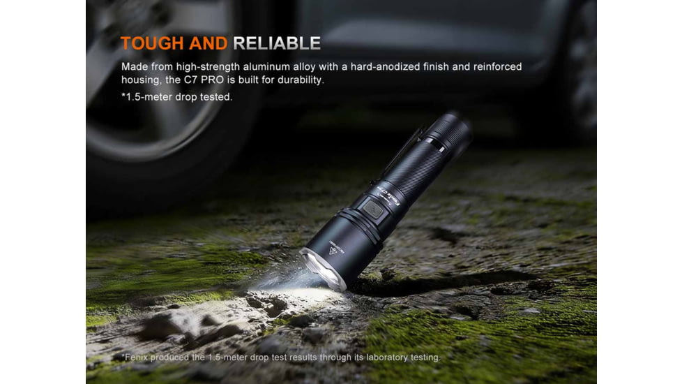 Fenix Lighting C7 Pro Lithium Ion 4600 Lumens LED Flashlight