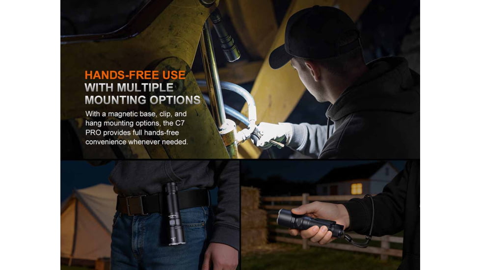 Fenix Lighting C7 Pro Lithium Ion 4600 Lumens LED Flashlight