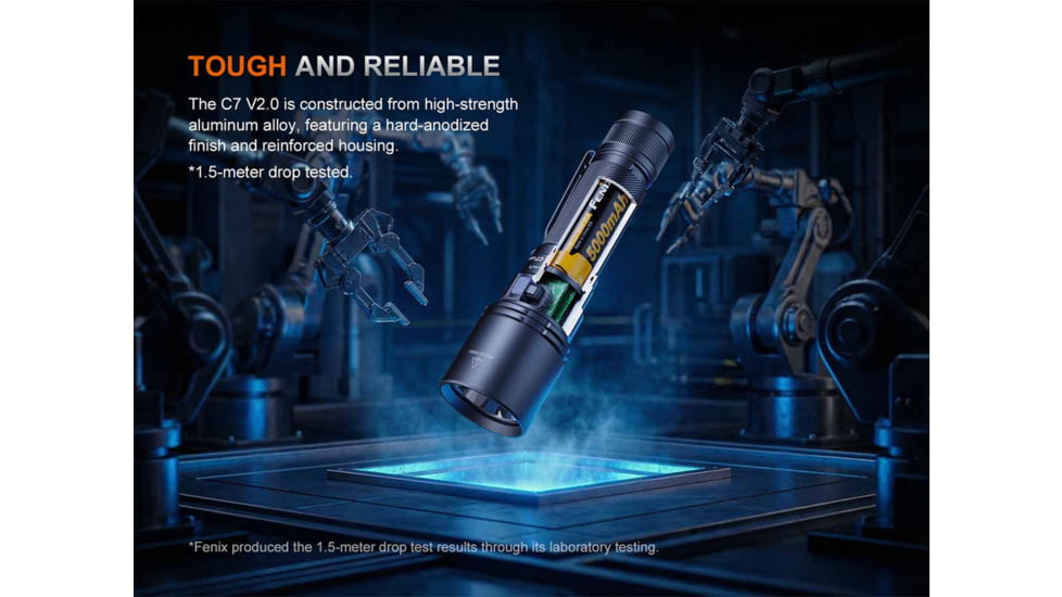 Fenix Lighting C7 V2.0 Lithium Ion 3300 Lumens LED Flashlight