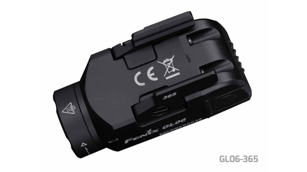 Fenix Lighting GL06-365 Lithium Ion 600 Lumens CREE XPL HI LED Flashlight, Black, GL06SGBK