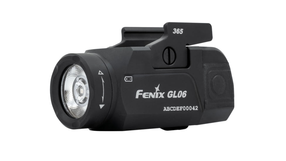 Fenix Lighting GL06-365 Lithium Ion 600 Lumens CREE XPL HI LED Flashlight, Black, GL06SGBK