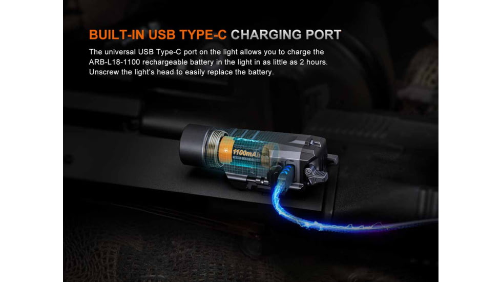 Fenix Lighting GL19R V2.0 Lithium Ion 1200 Lumens Flashlight
